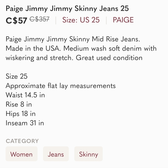 Paige Jimmy Jimmy jeans - Picture 14 of 14